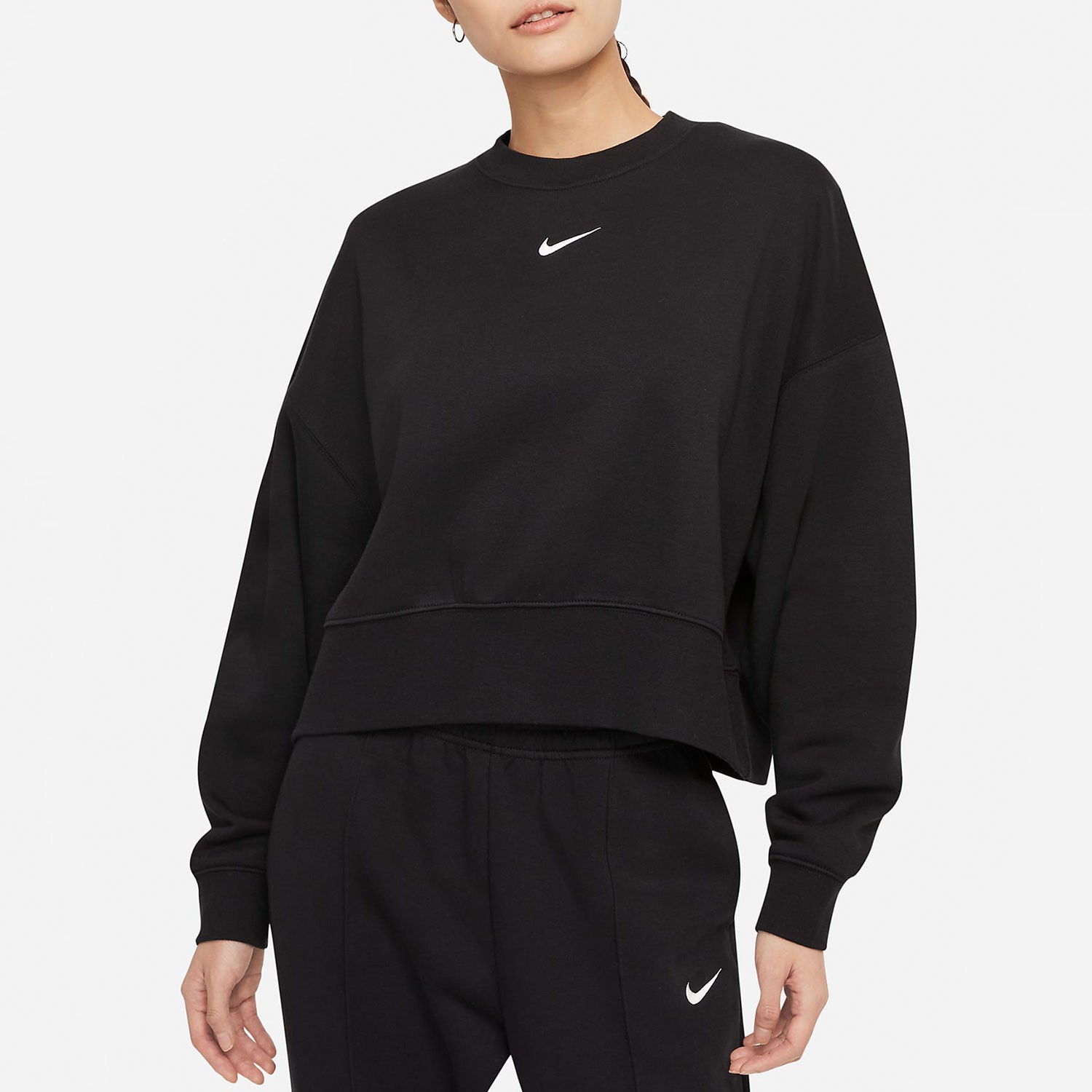 Nike/耐克正品休闲运动女子圆领套头训练长袖卫衣DJ7666-010