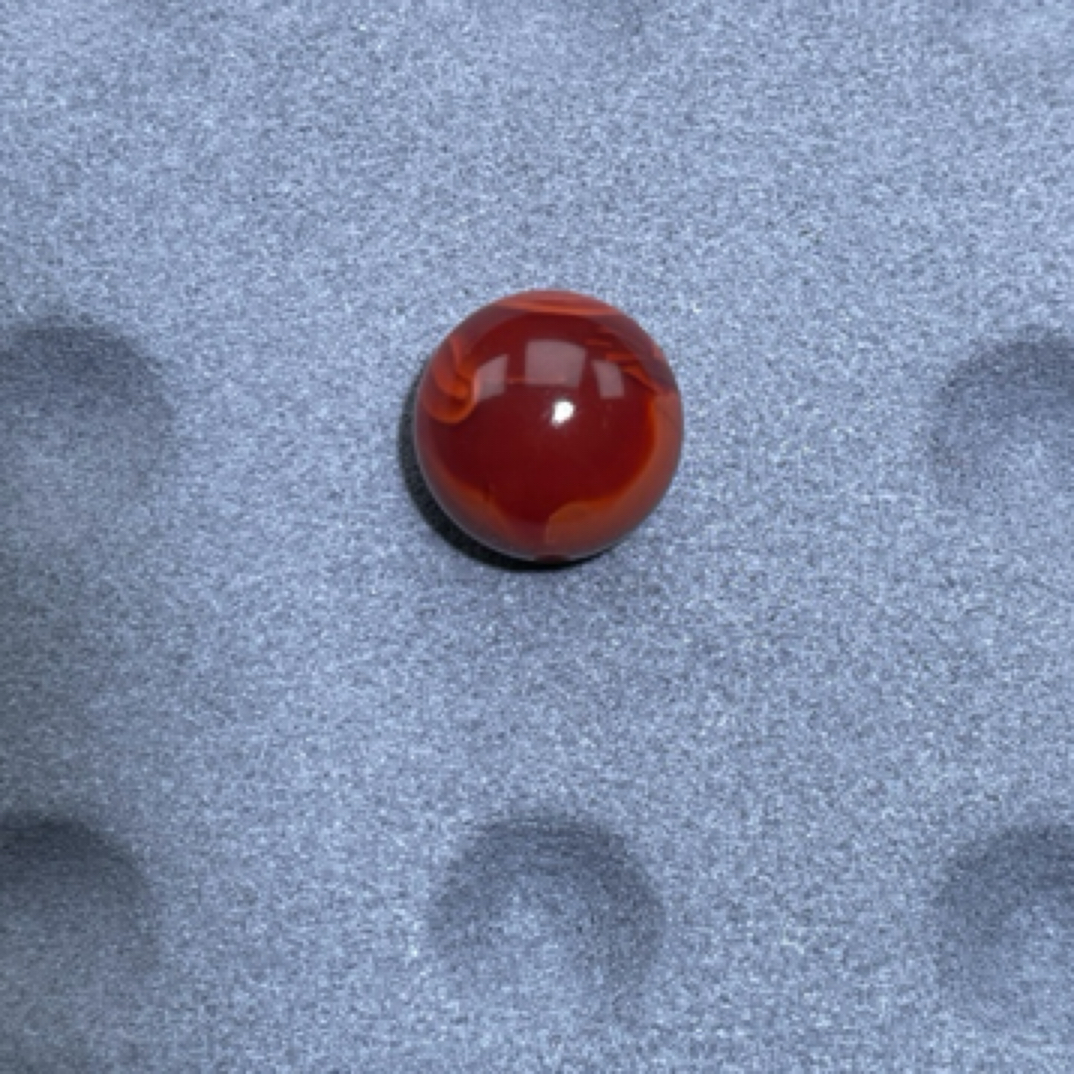 天然川料瓦西南红火焰圆珠13MM