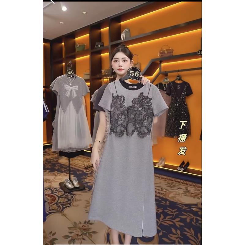 【linda】【56】新款法式轻奢蕾丝收腰显身高级感连衣裙JC-A3101