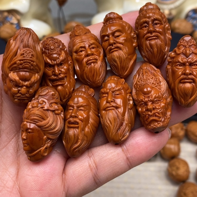 【闪购商品】橄榄核吊坠橄榄手工雕刻工艺