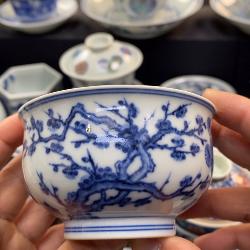 【闪购商品】景德镇青花主人杯