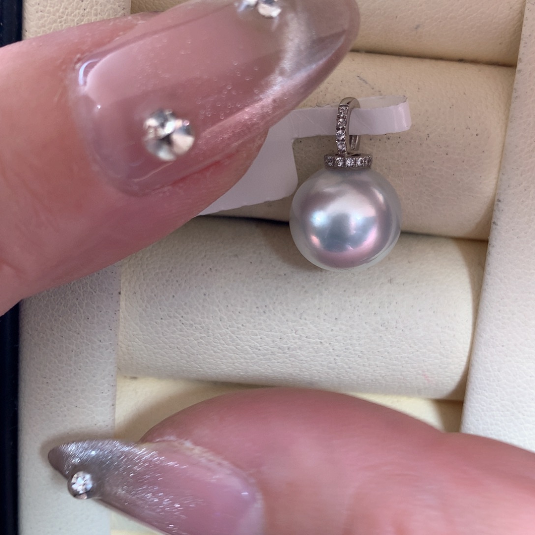 海水珍珠颈饰18K金镶嵌