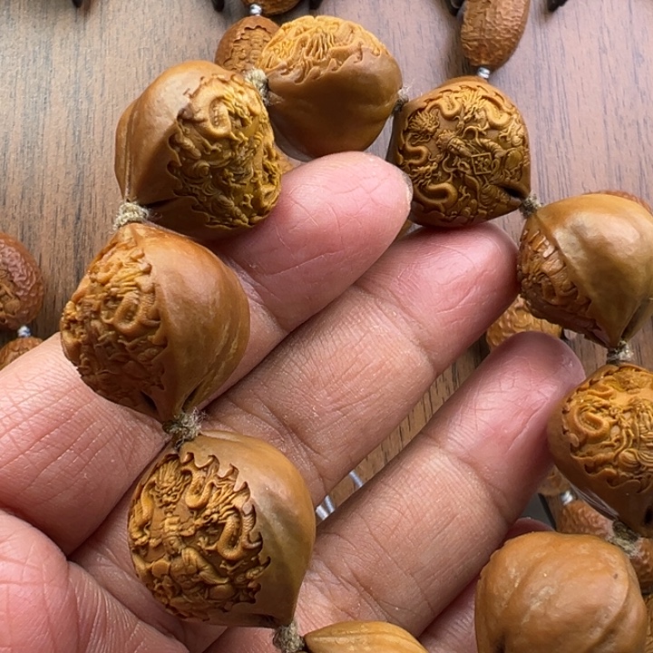 手串/手链橄榄核2.1水晶核龙财神