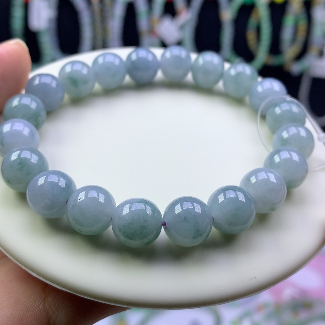 未镶嵌手串翡翠卡10