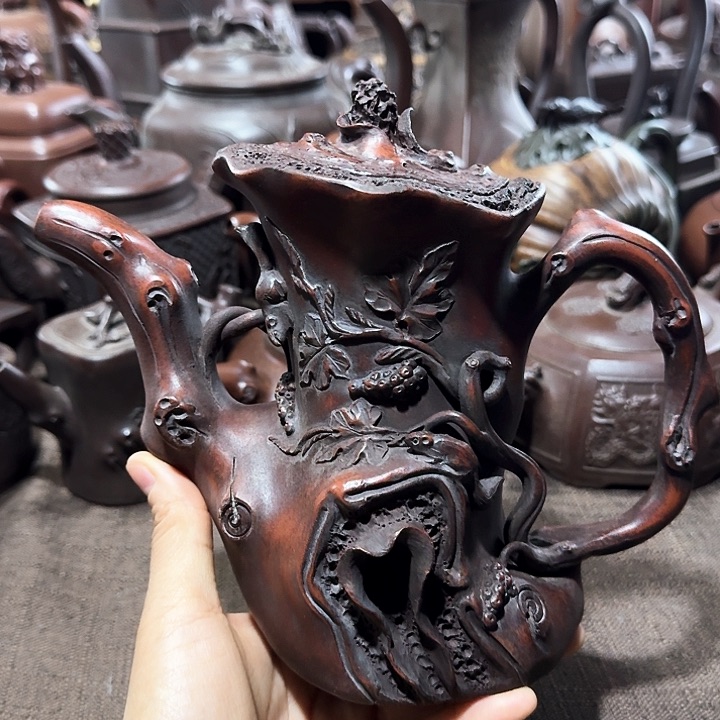 泥塑紫砂壶茶具壶