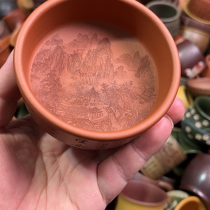 紫砂茶杯全手工紫砂主人杯