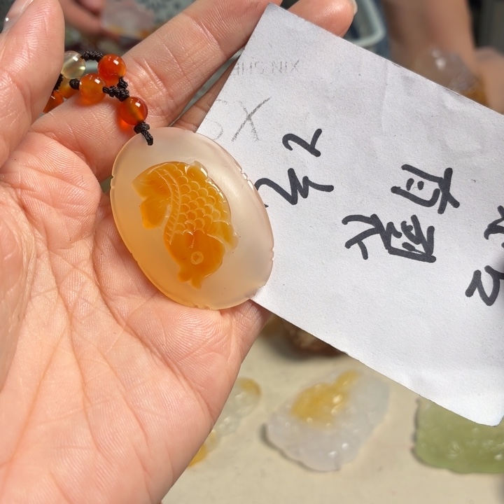 玛瑙/玉髓未镶嵌吊坠(不含链)