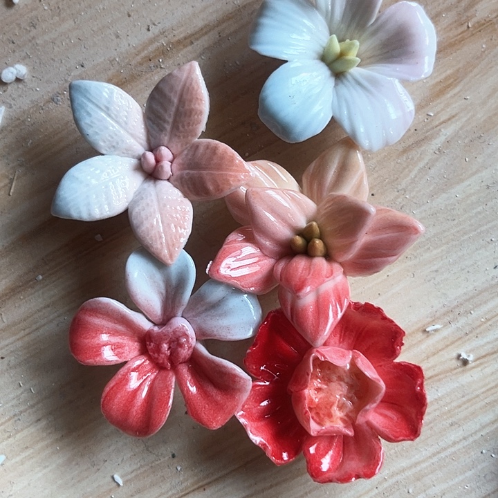 手工陶瓷花花正品直发