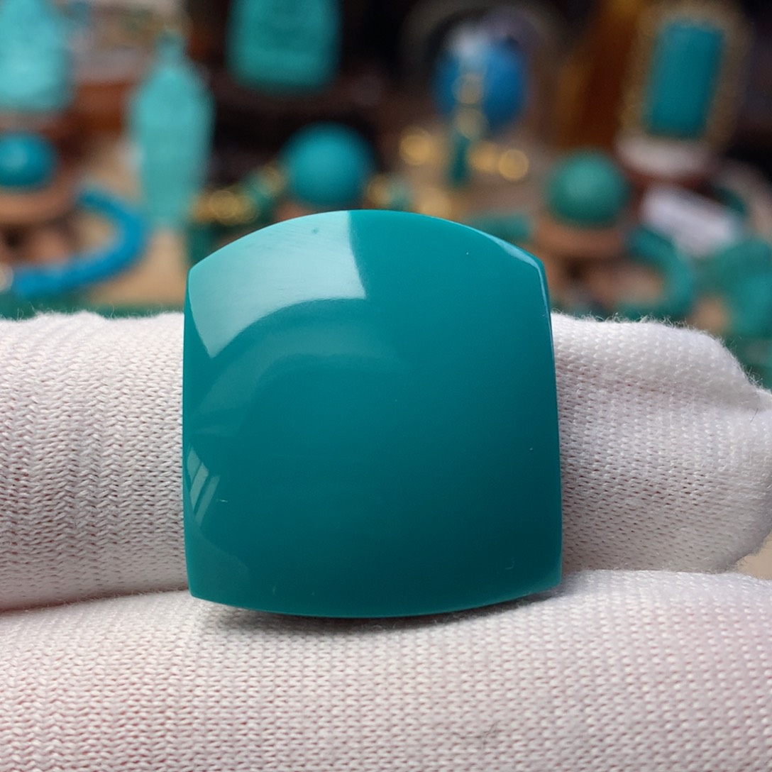 绿松石珠宝奇石未镶嵌无事牌