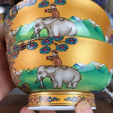 景德镇陶瓷藏式茶碗