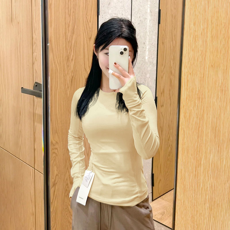 双12 Lu家 同款 轻简风羊毛衫 美利奴羊毛保暖长袖打底运动女2001
