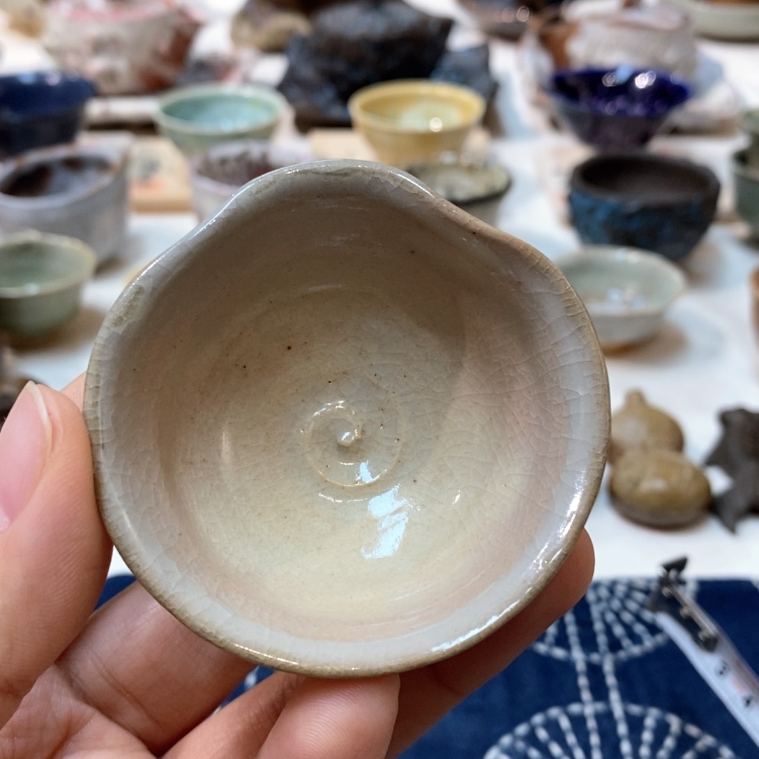 柴烧侘寂粗陶茶具 