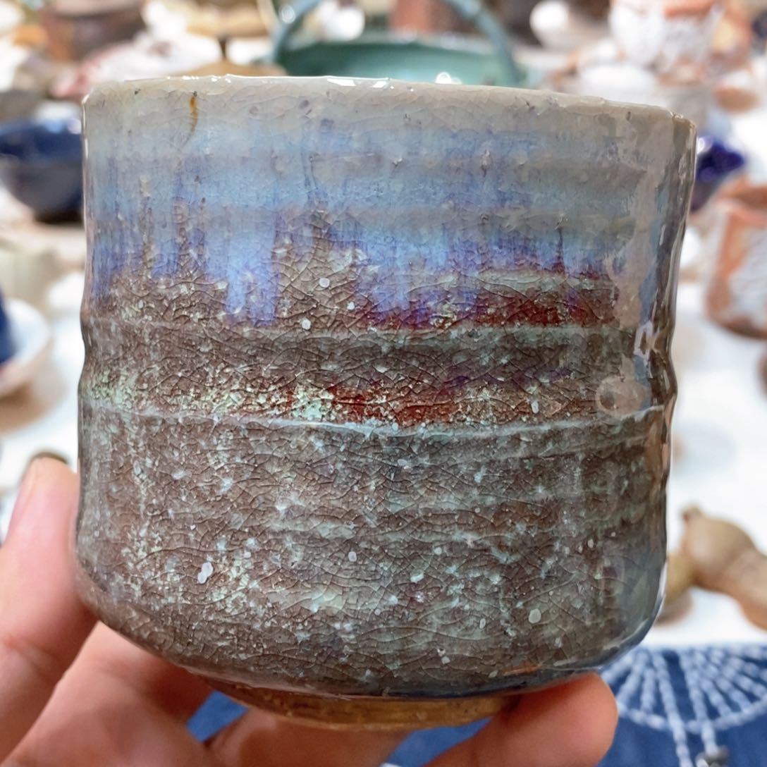 柴烧侘寂粗陶茶具