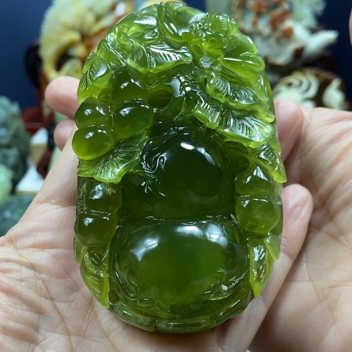 未镶嵌蛇纹石玉珠宝奇石建*