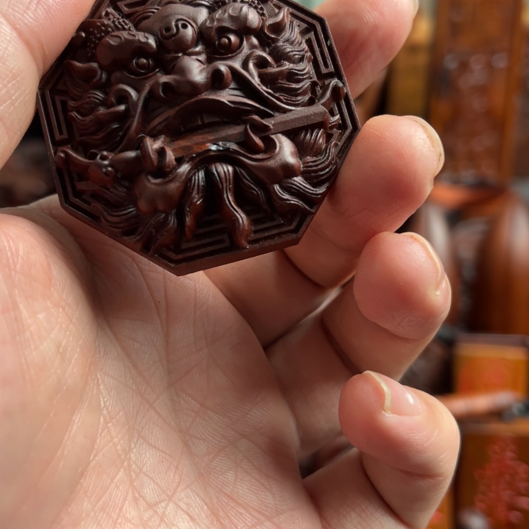 枣木雷击枣木挂件