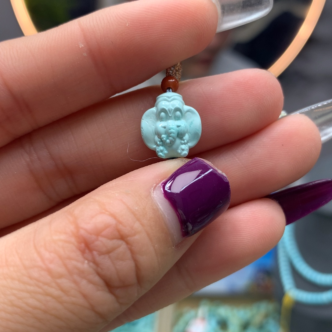 绿松石挂件未镶嵌