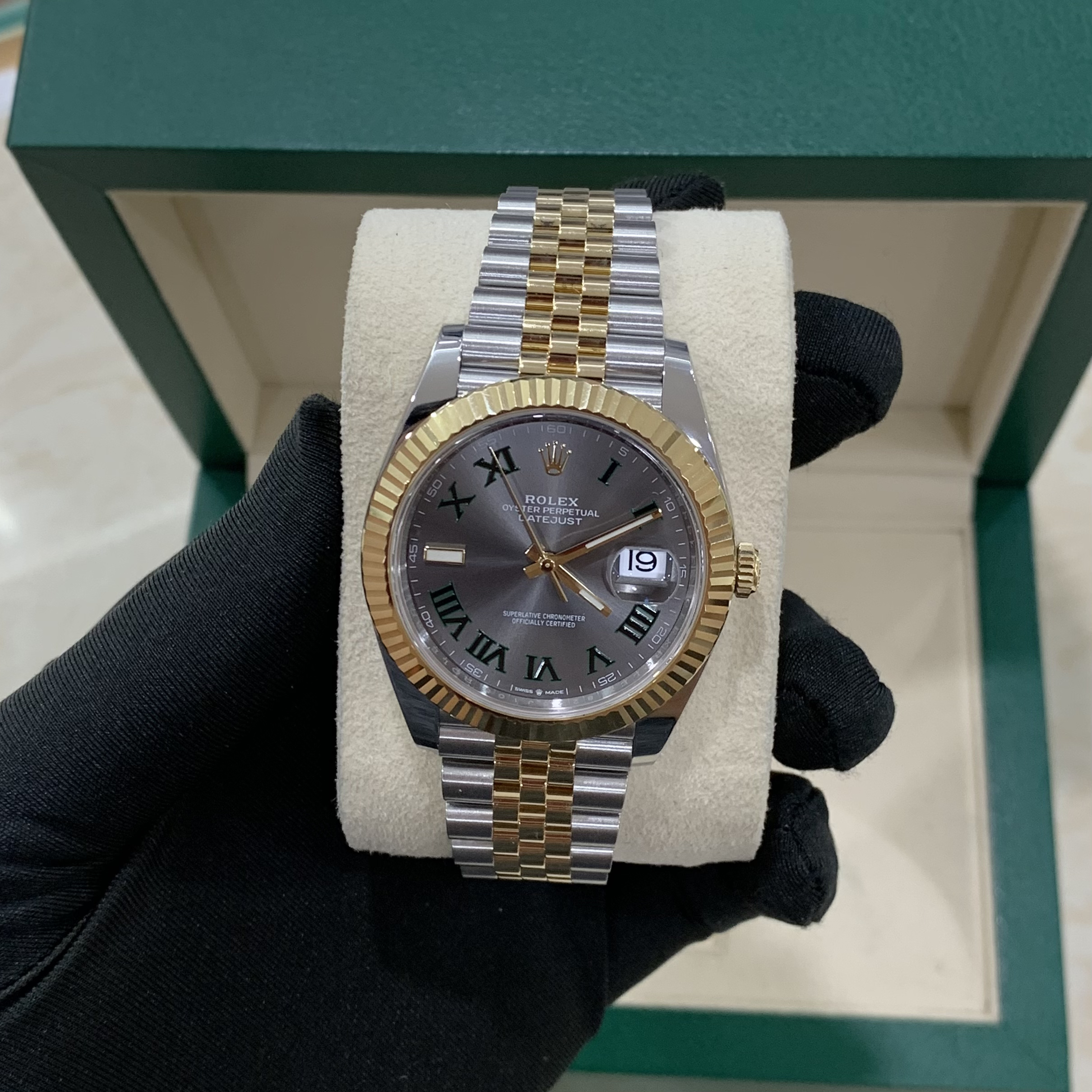 99新 Rolex/劳力士 m126333-0020 五株绿萝 24年3月22日 全套全长
