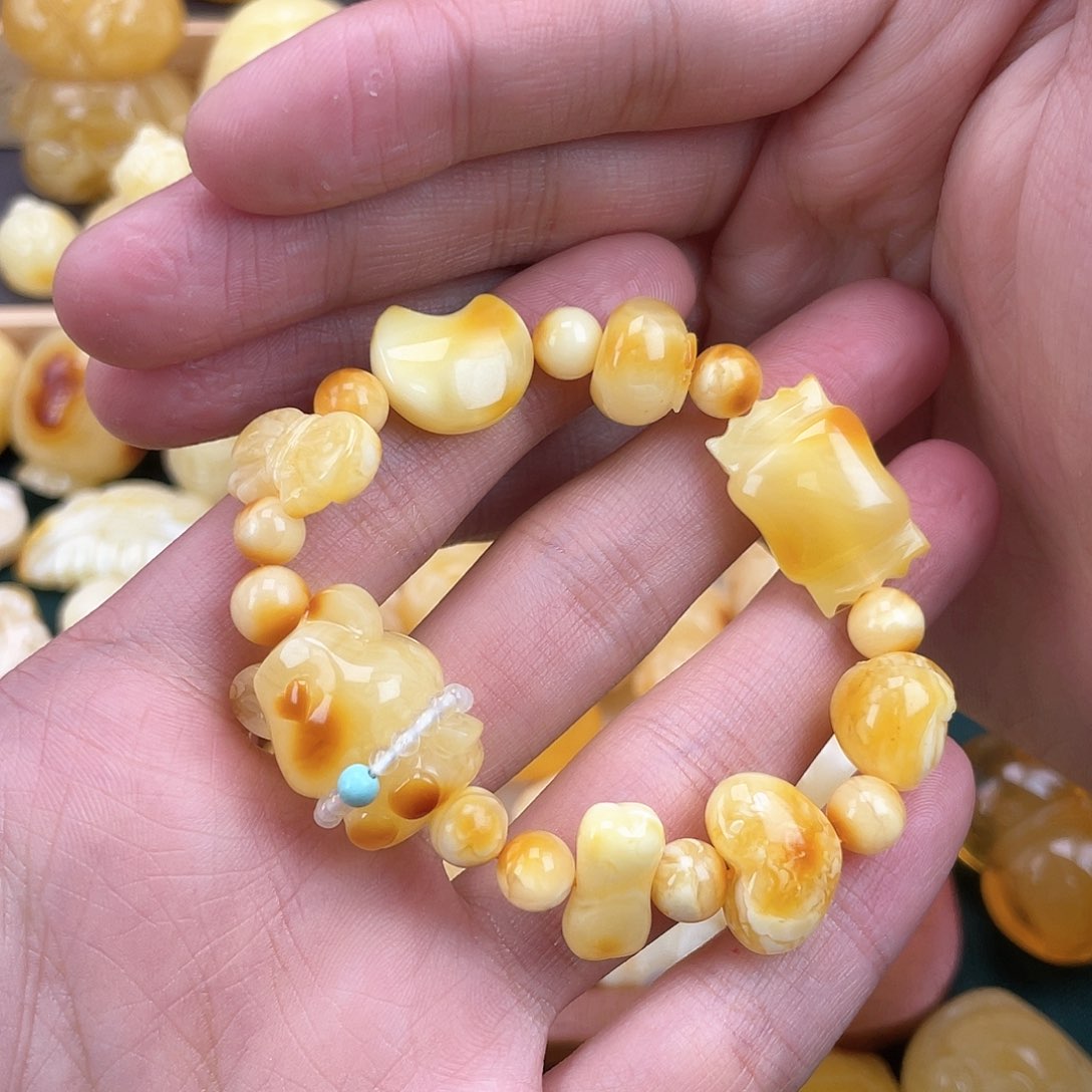 琥珀裸石未镶嵌❥***蜜蜡