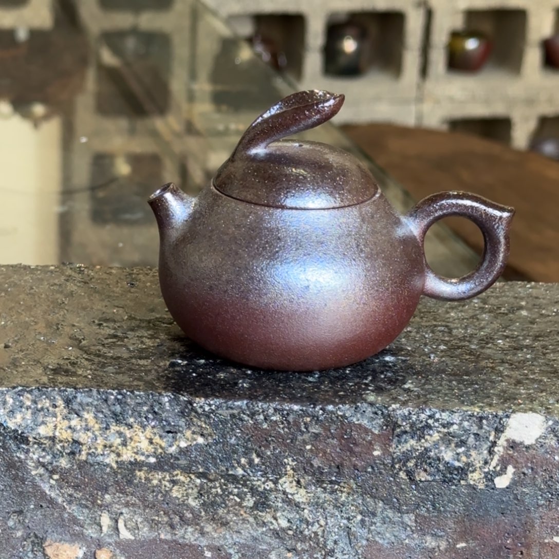 建水紫陶紫泥柴烧茶具