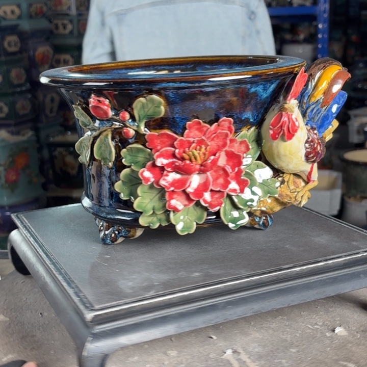 一风堂石湾花盆 内21*13