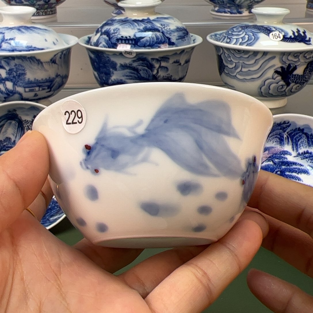 杯木木景德镇纯手绘茶具229