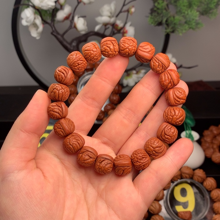 桃核吊坠龙纹桃核14荔枝