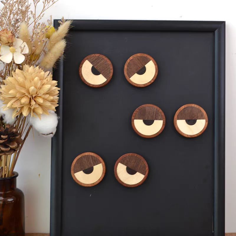 大眼磁吸冰箱贴 创意家居 卡爱 可爱家用个性