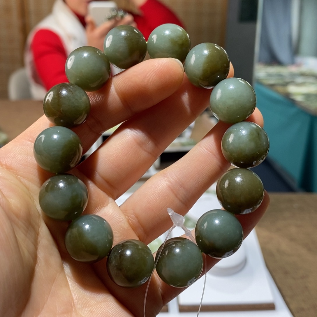 和田玉未镶嵌手链116