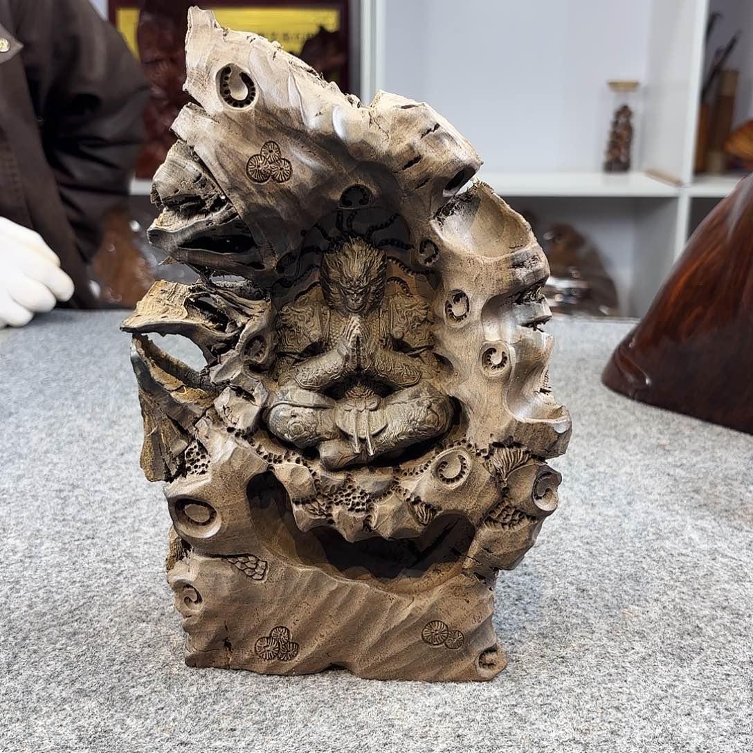 劉***9金丝楠乌木金丝楠精品摆件