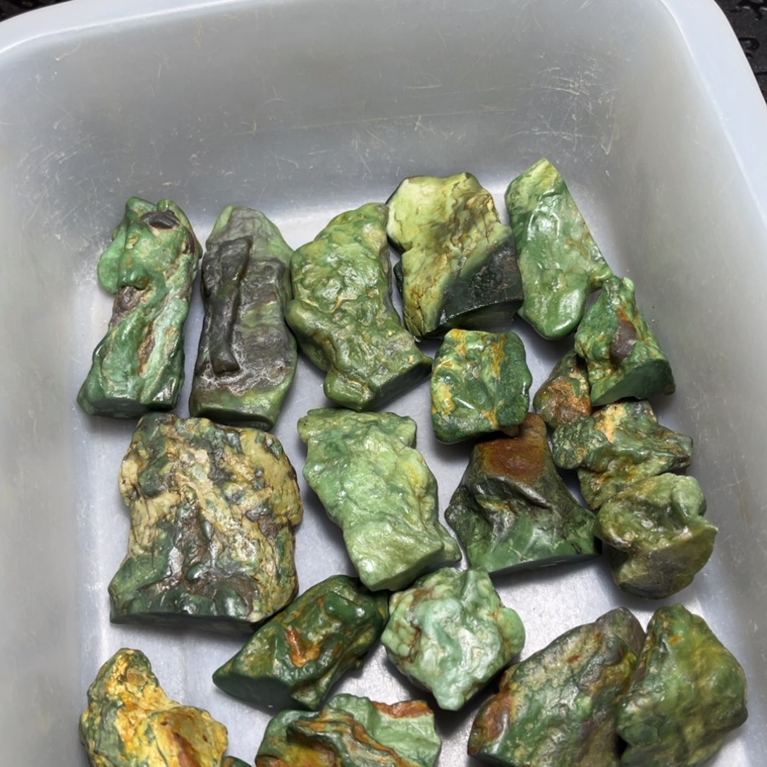 秋***石其他昌化石软底昌化绿