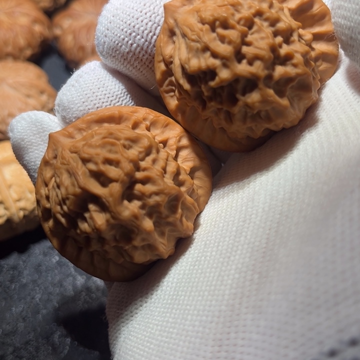 桃核把件官印瓷娃娃