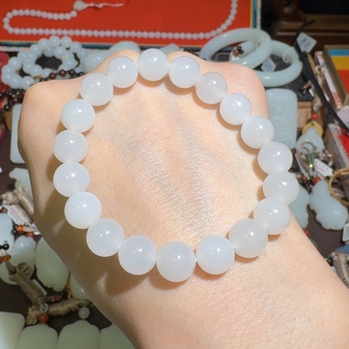 和田玉未镶嵌手链