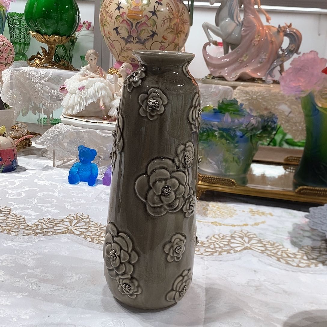 摆件0125福利出口高温瓷花瓶