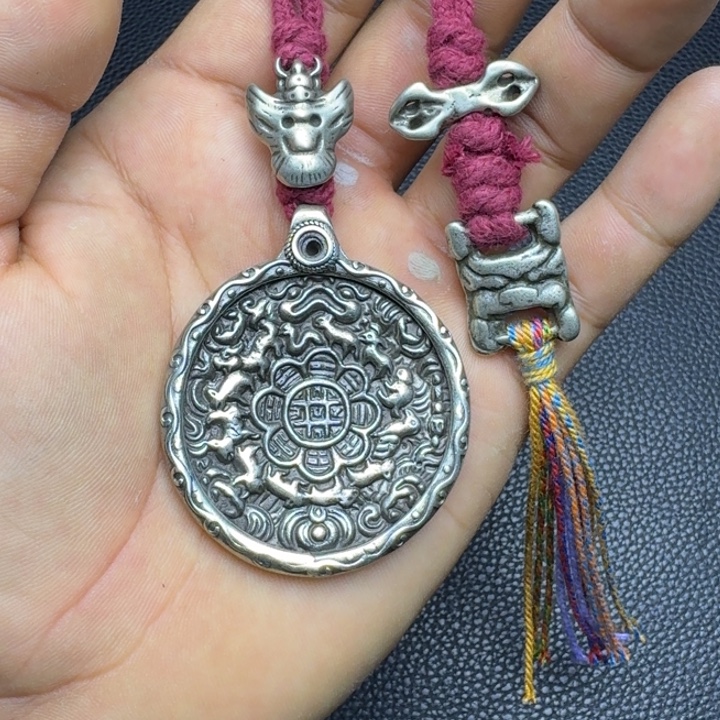 洋***头泥塑藏式风格九宫格..