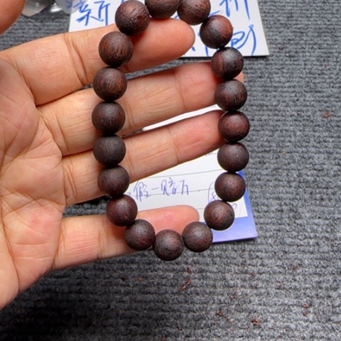 藤类降真香1.0单圈圆珠手串