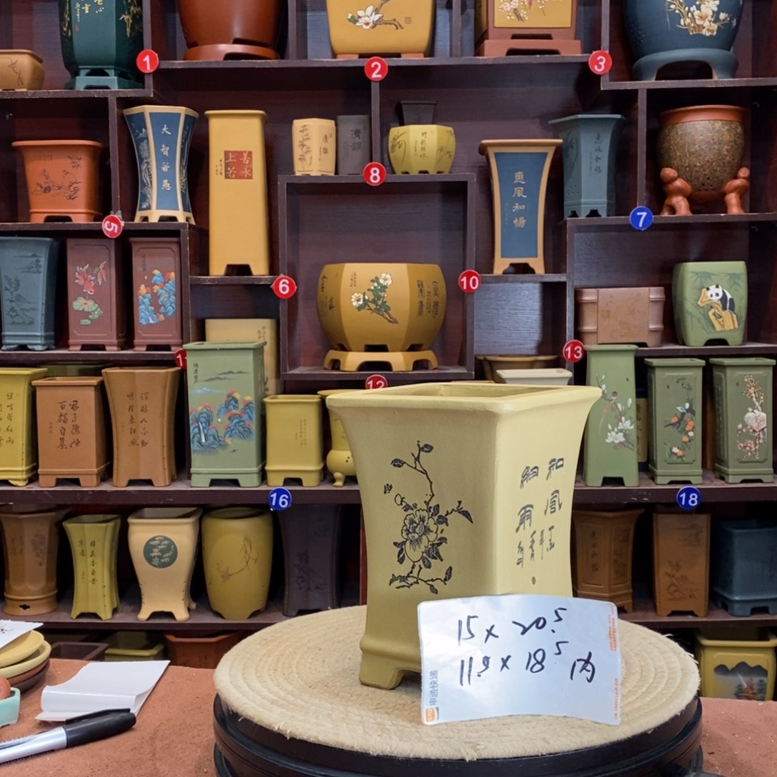 紫砂花盆紫砂花盆