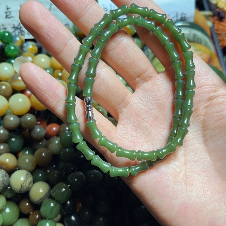 和田玉手链未镶嵌