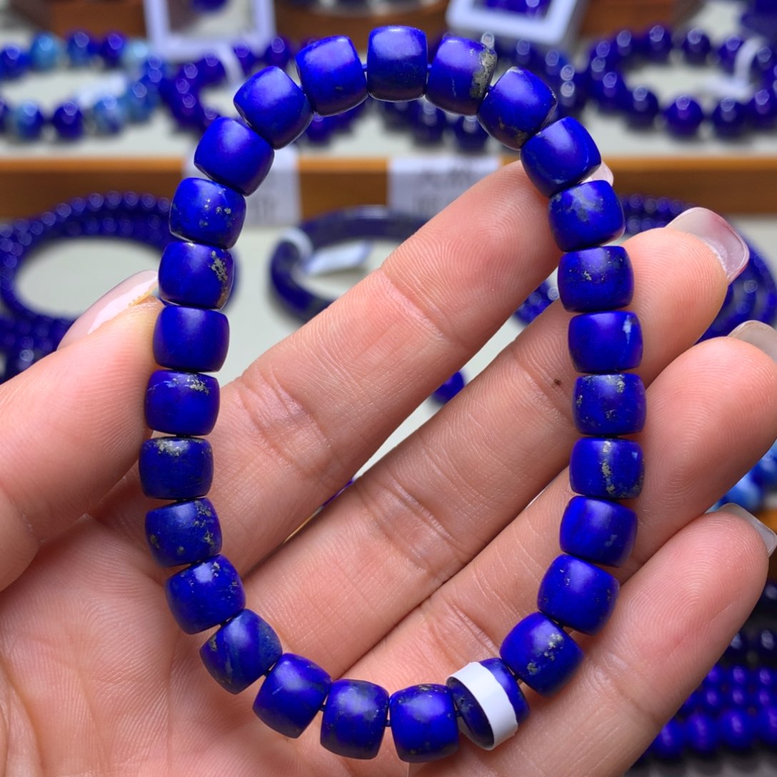 青金石手串未镶嵌7mm2268