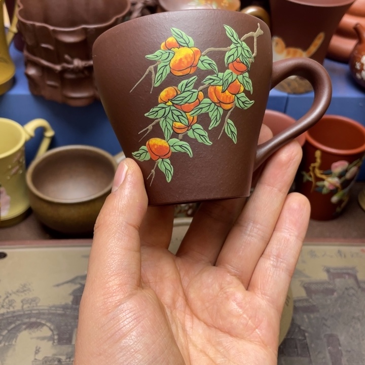 紫砂茶杯紫砂主人杯