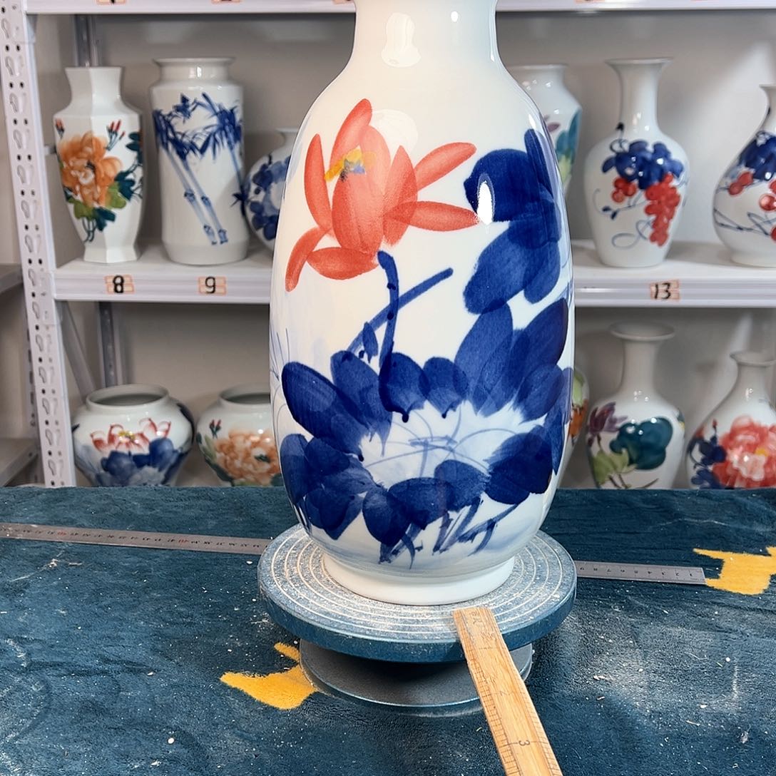 摆件景德镇陶瓷冬青听