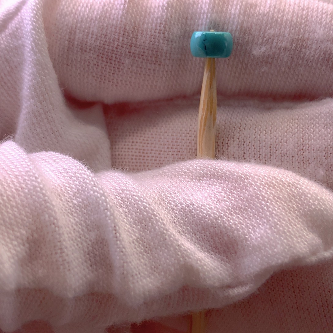 绿松石未镶嵌挂件5.7*3.4mm