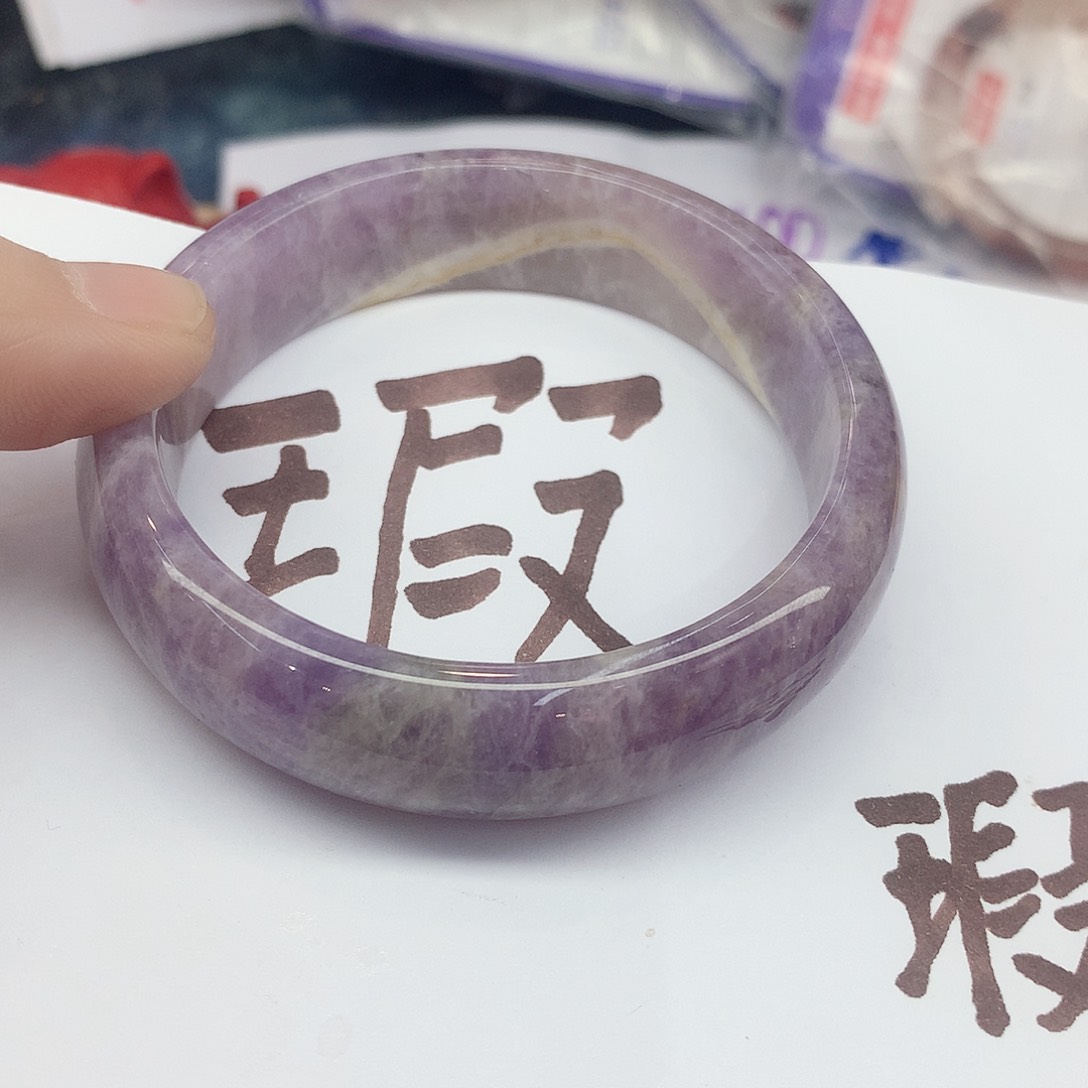水晶手镯未镶嵌187（57瑕疵