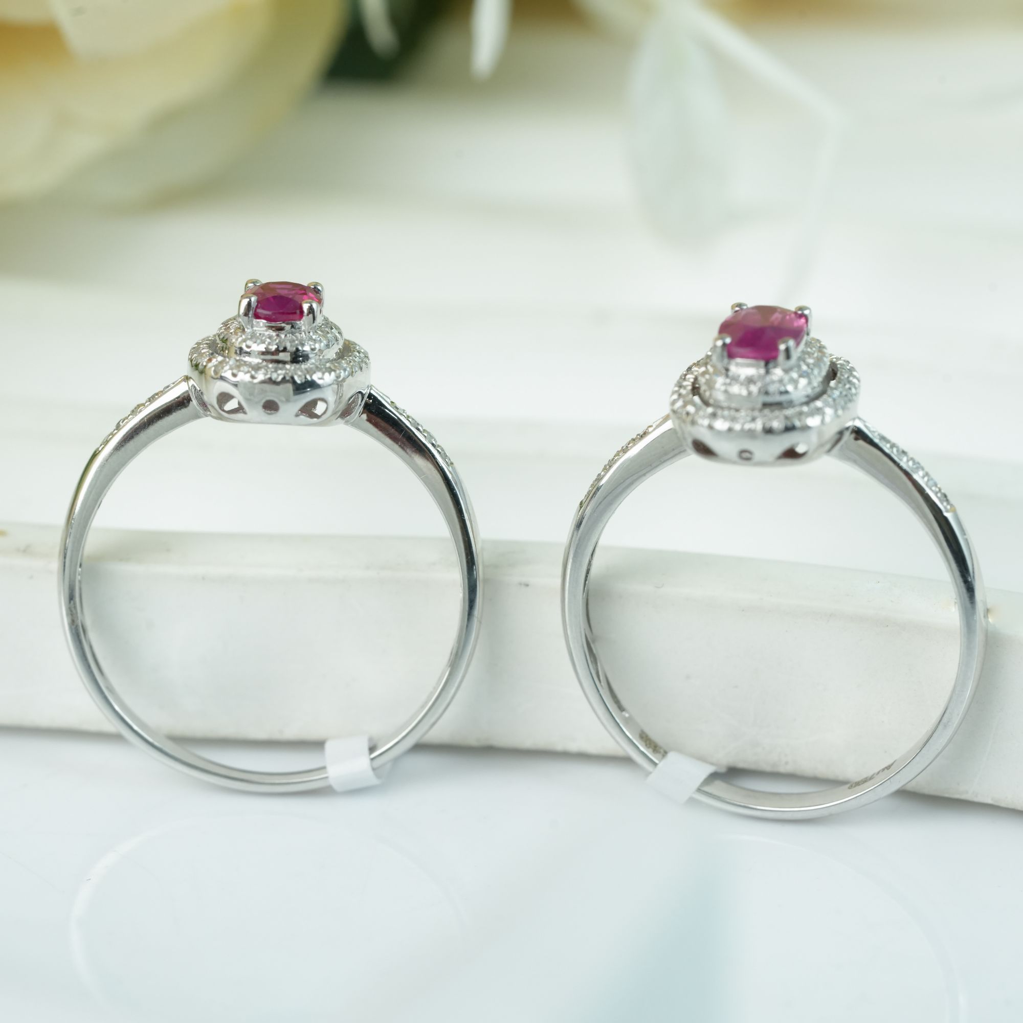 【小北好物】18K金天然红宝石戒指【多样性发一件】QH89X166