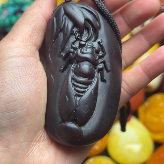 琥珀手串未镶嵌蜜蜡