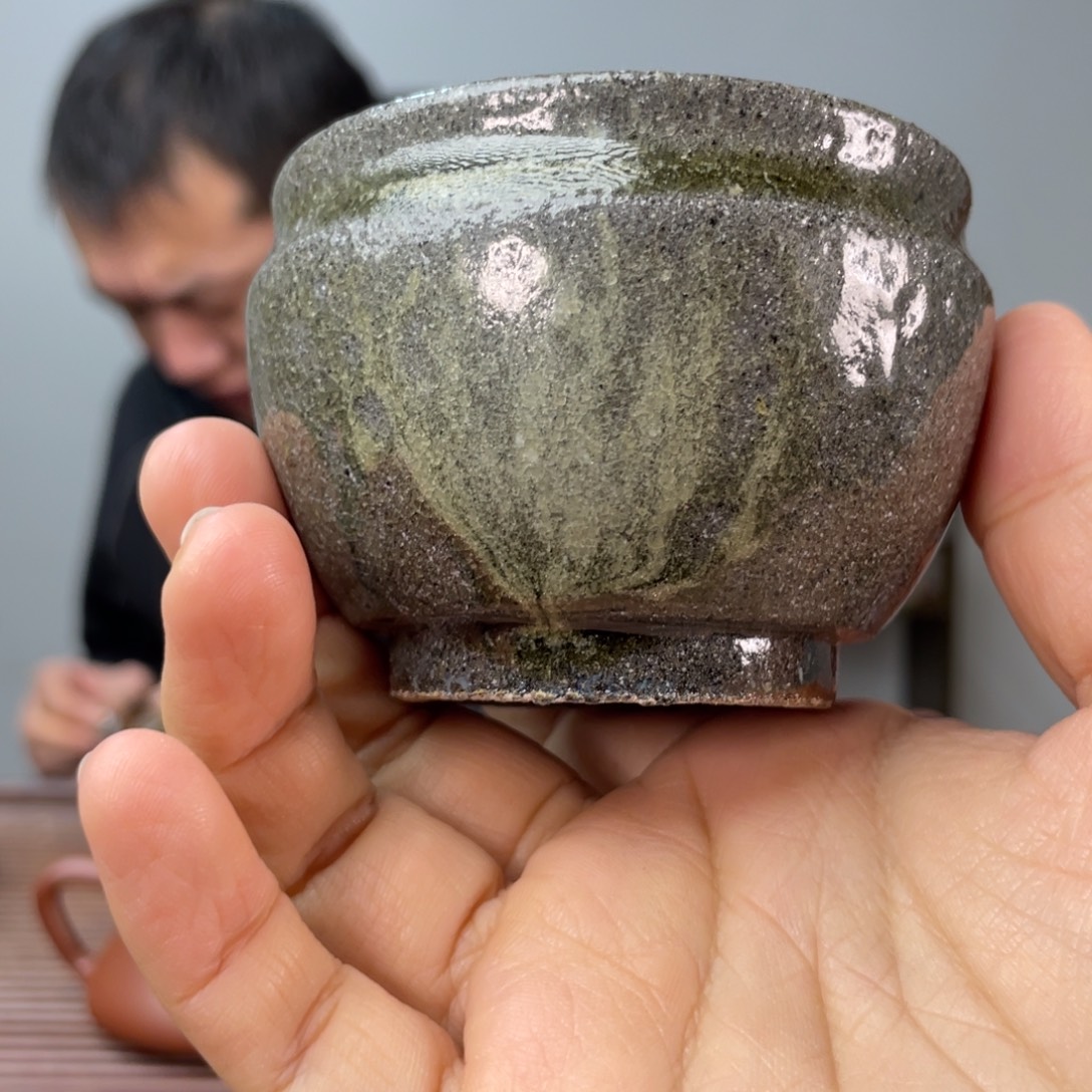 紫砂茶杯柴烧杯缸杯150cc