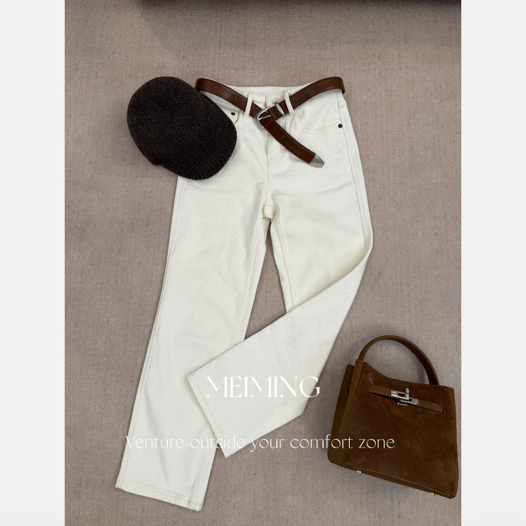 MEIMING 极简定制四面弹加厚保暖修身显瘦小脚牛仔裤 MM8111