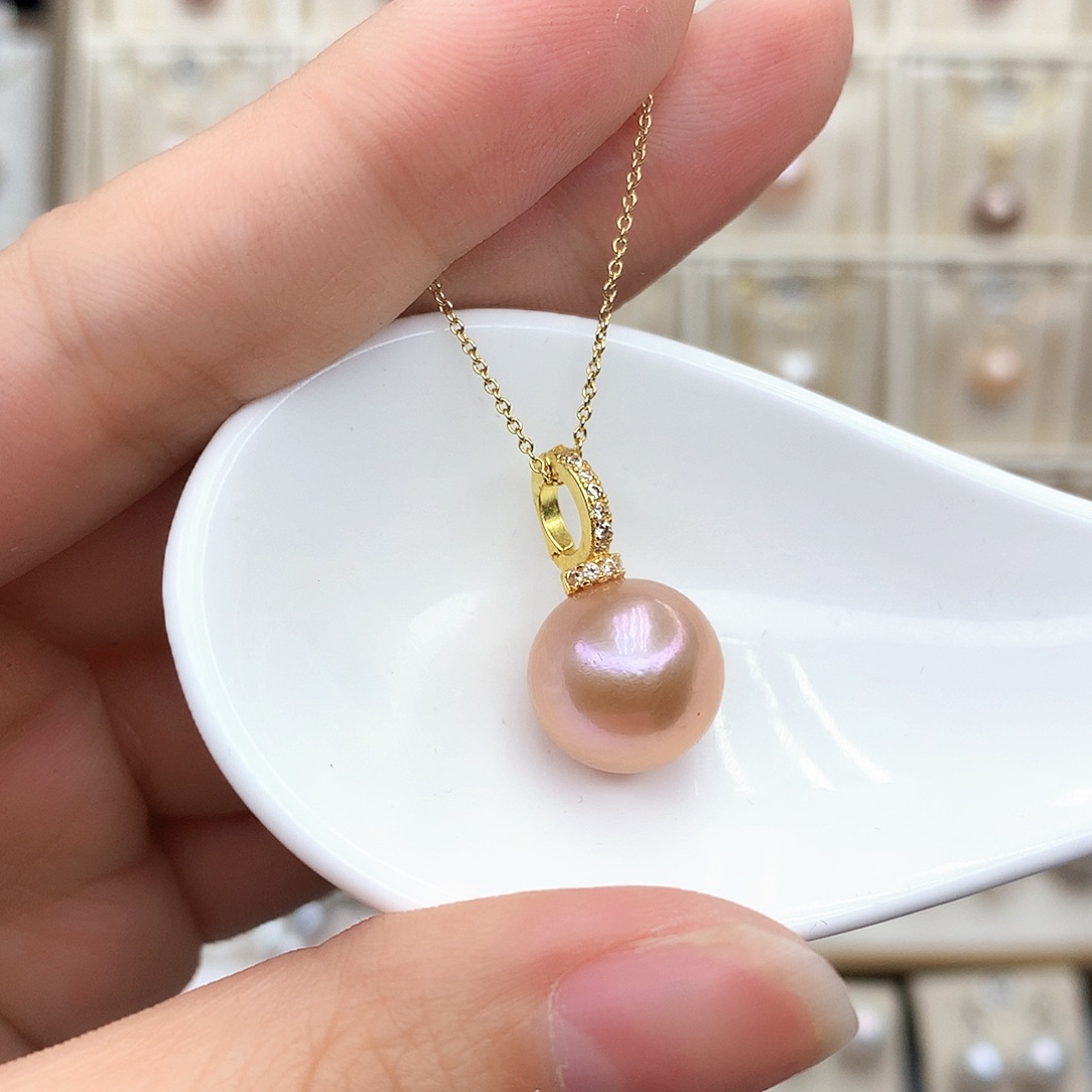 淡水珍珠颈饰合金