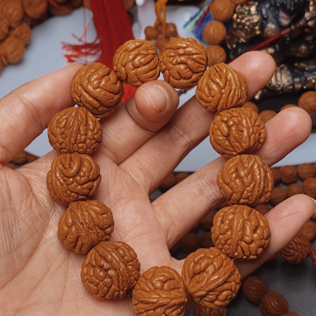 秋***爽桃核吊坠桃枭手串1