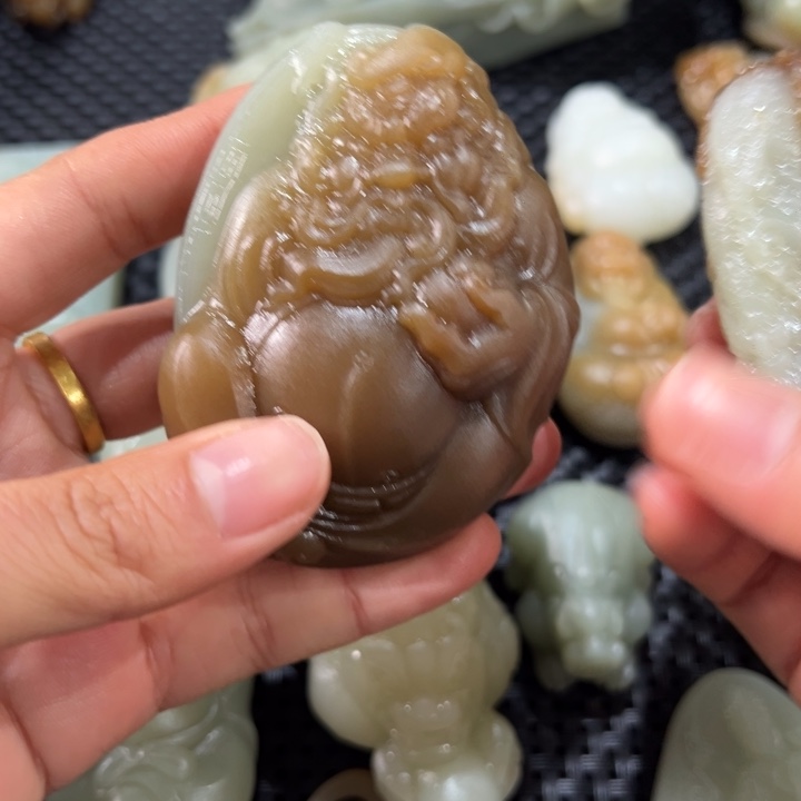 和田玉吊坠(不含链)未镶嵌