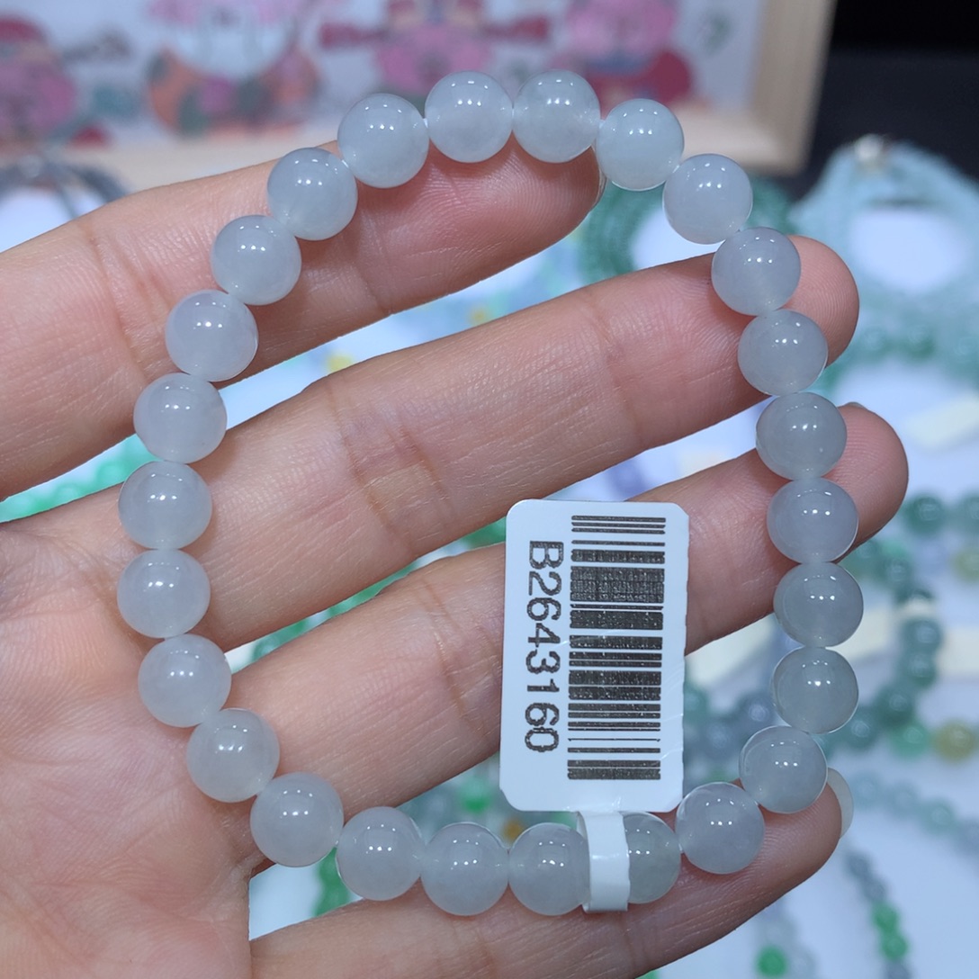 翡翠未镶嵌手链天然